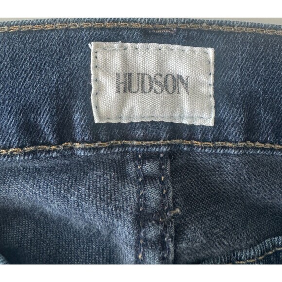 Hudson Jeans Men 31x30 Blake Slim Straight Cotton Blue Zip Fly - Picture 3 of 11